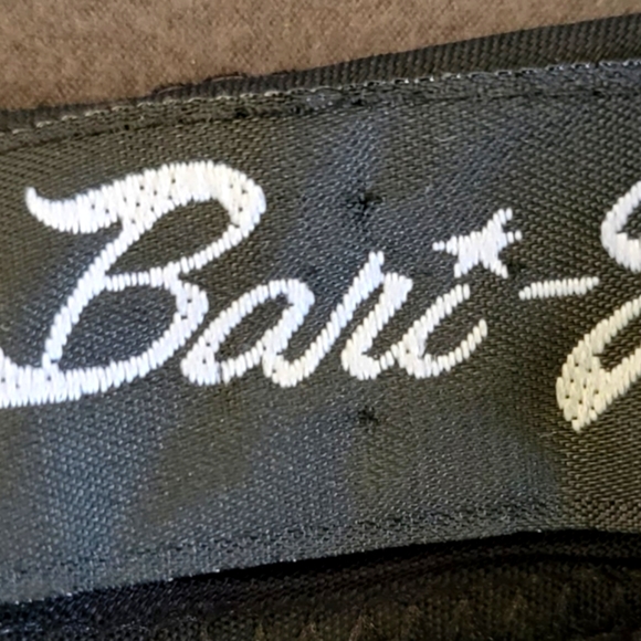 Bari-Jay Black and White Full Length Gown w/Front Slit..Sz. S - Picture 13 of 13